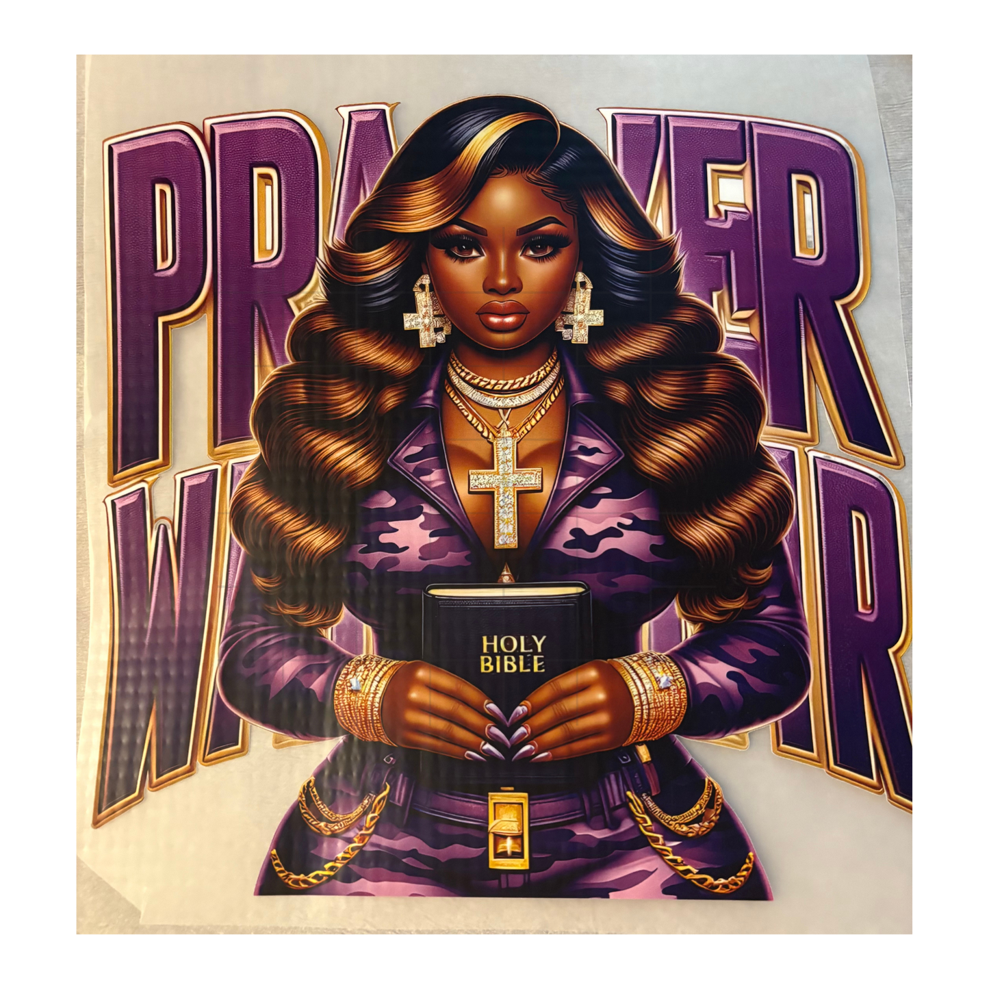 PRAYING WOMAN DTF PRINTS