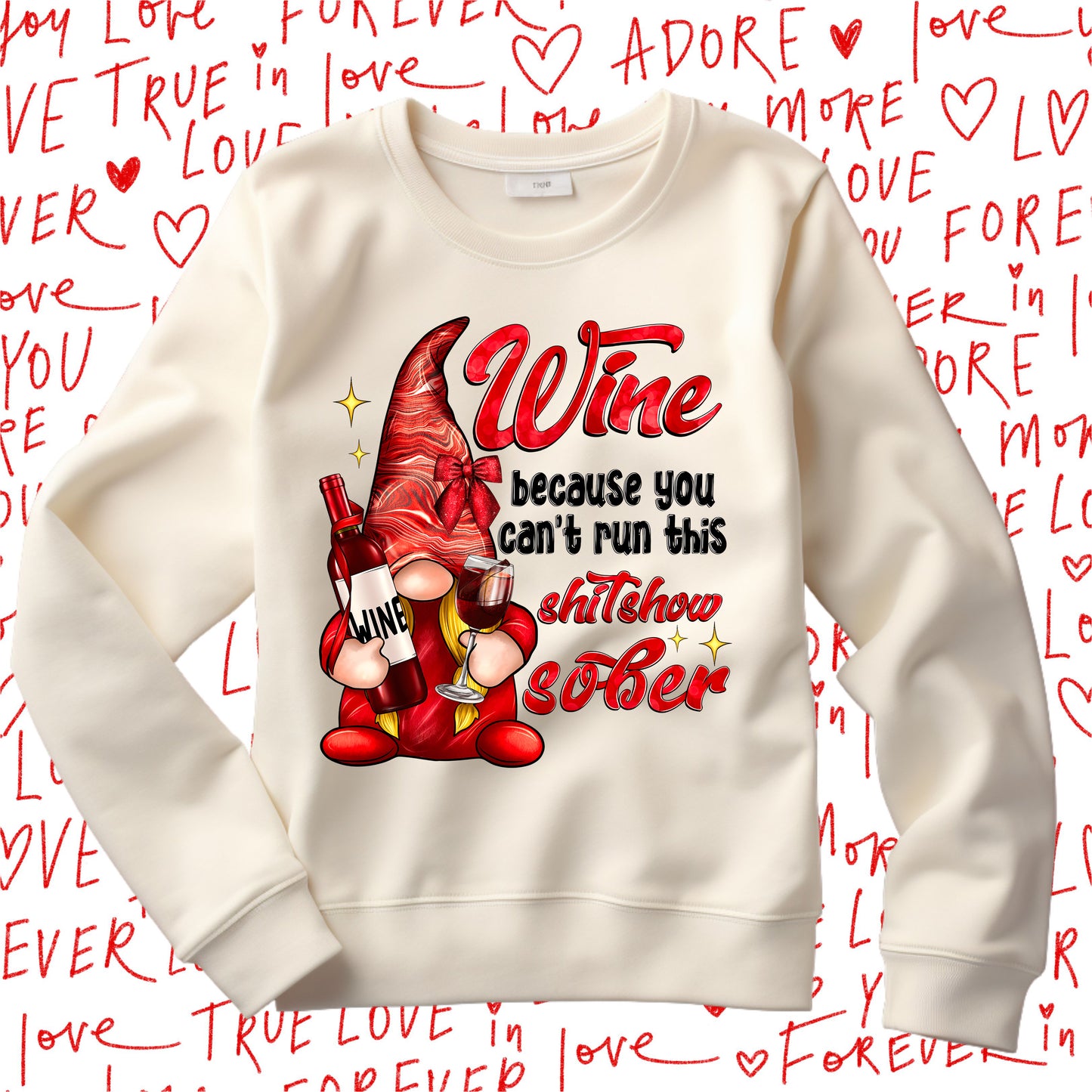 WINE VALENTINE GNOME
