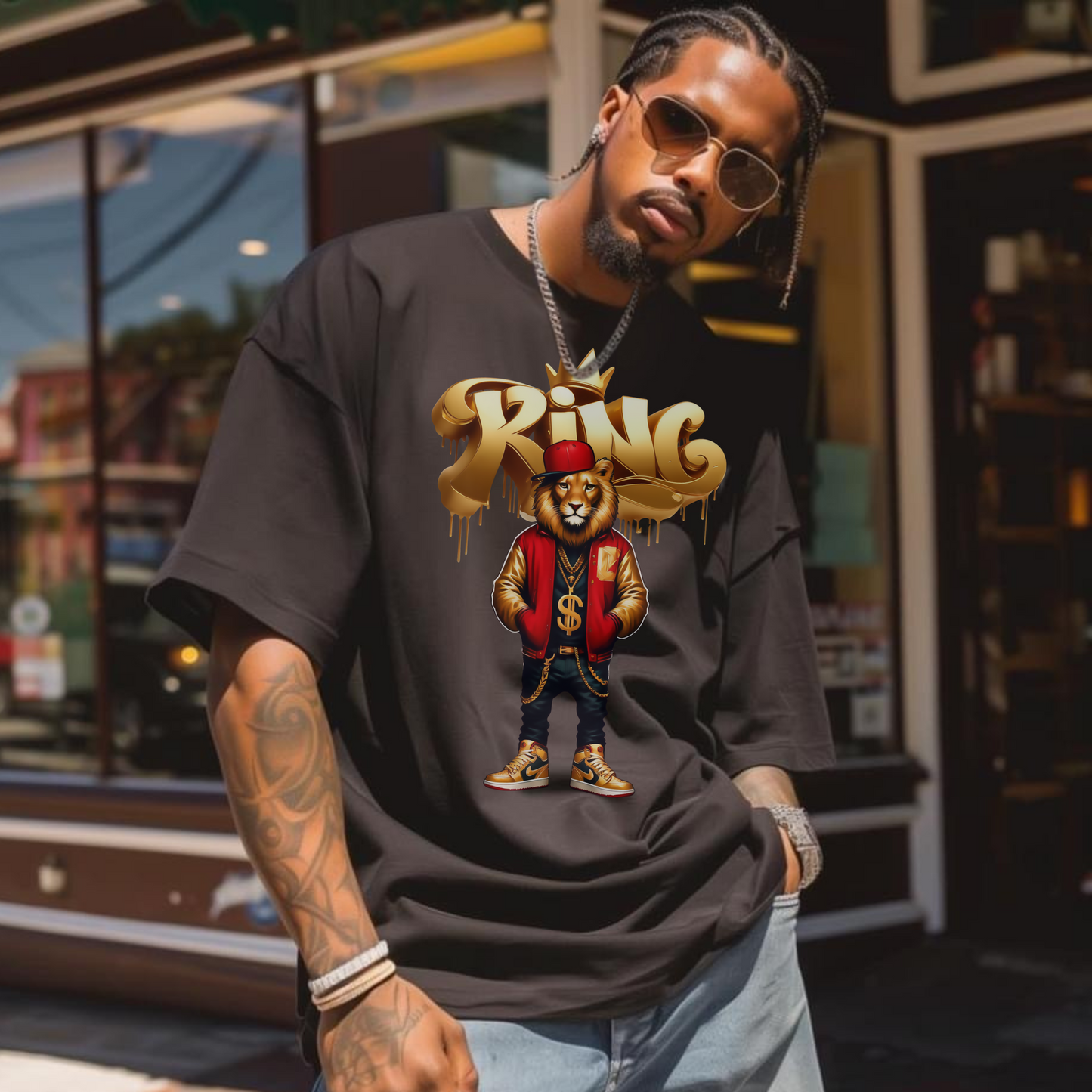 King Black & Red T-Shirt