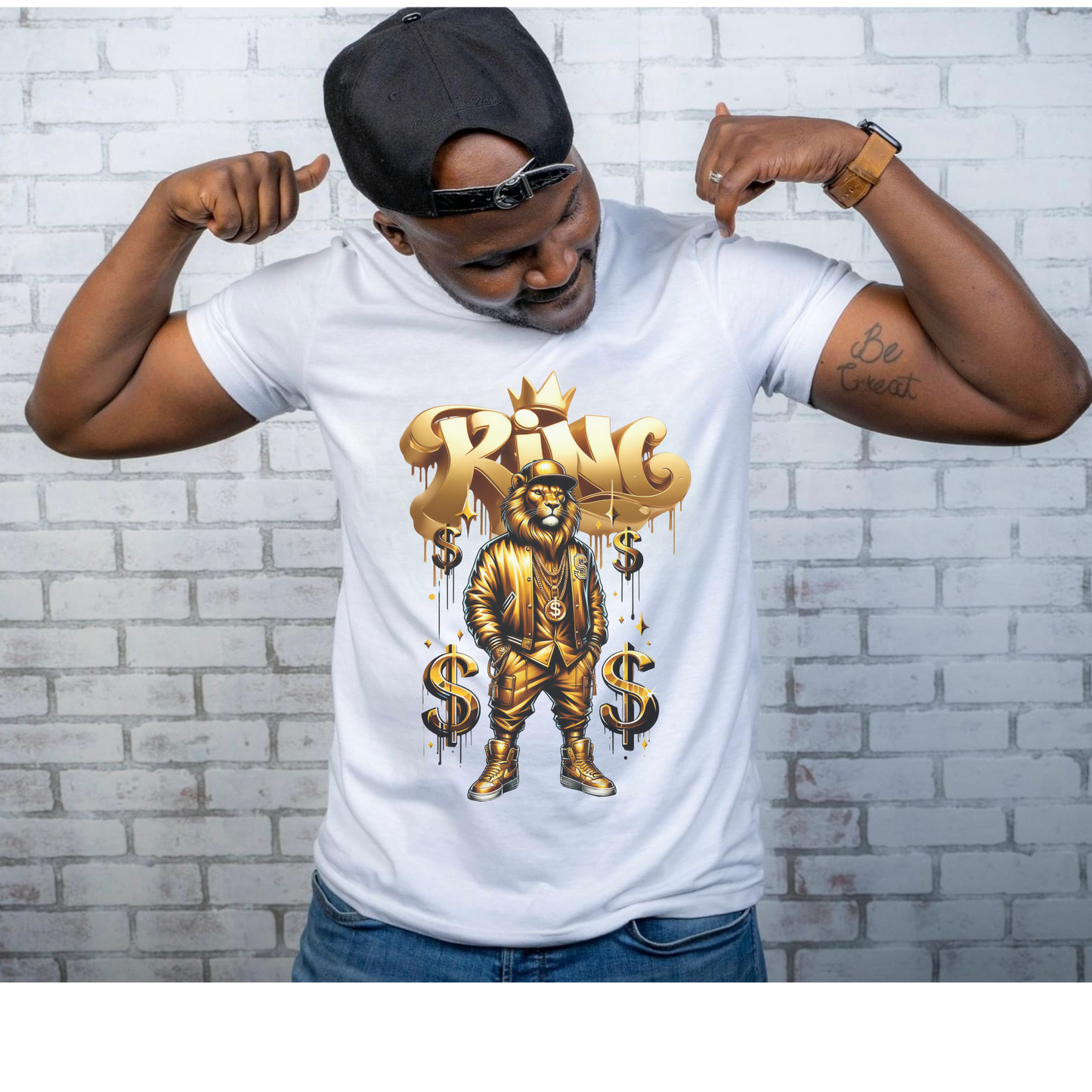 King Gold Classic T-Shirt. (Please note size when ordering)