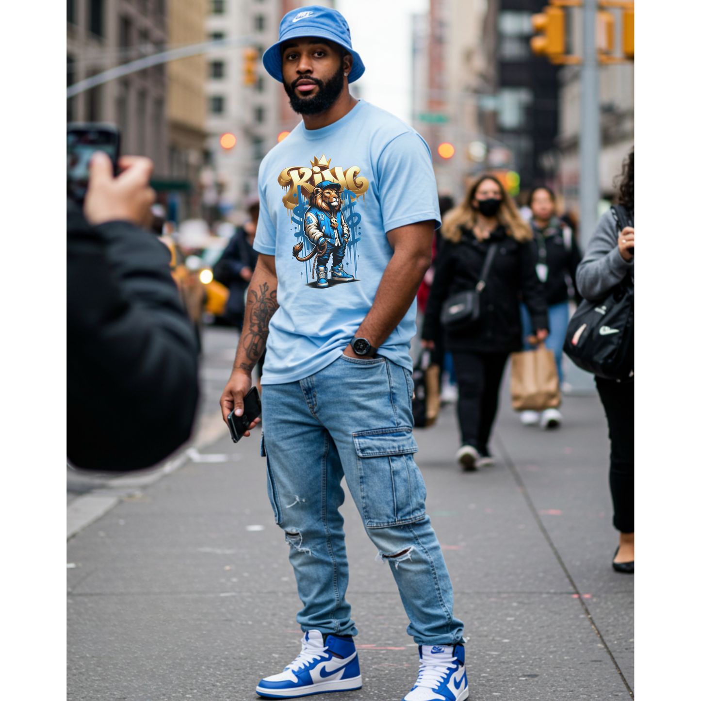 KING LIGHT BLUE SHIRT