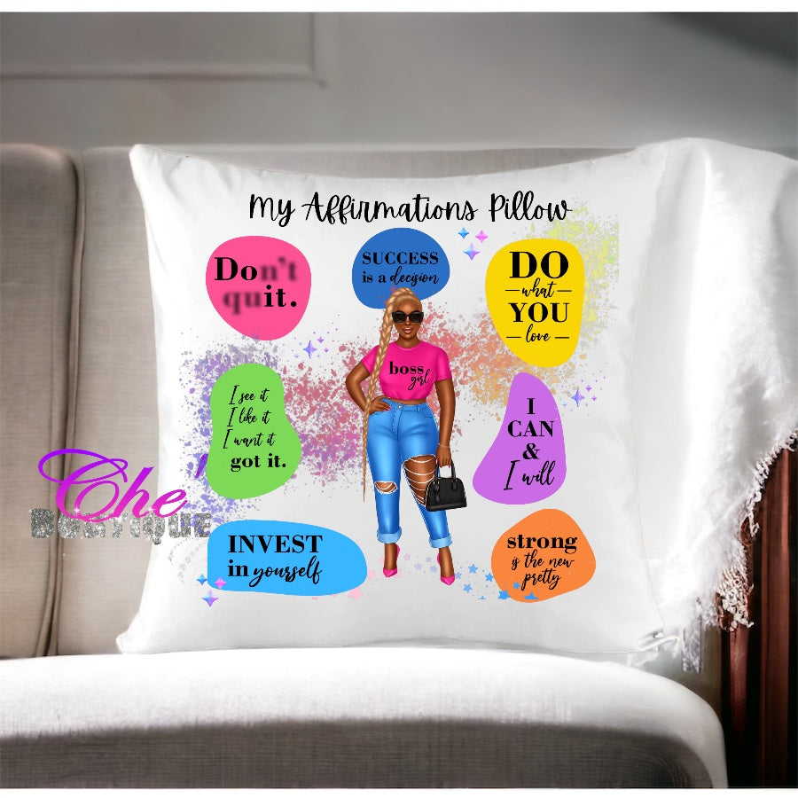 AFFIRMATION PILLOWS