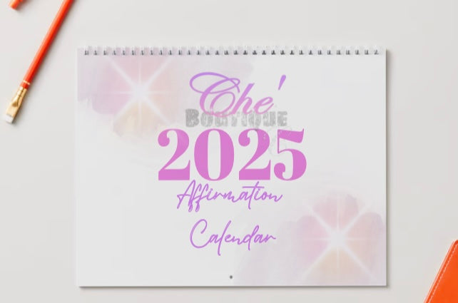 2025 AFFIRMATION CALENDAR