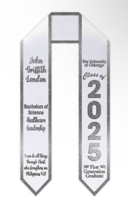 Custom Grad Stole