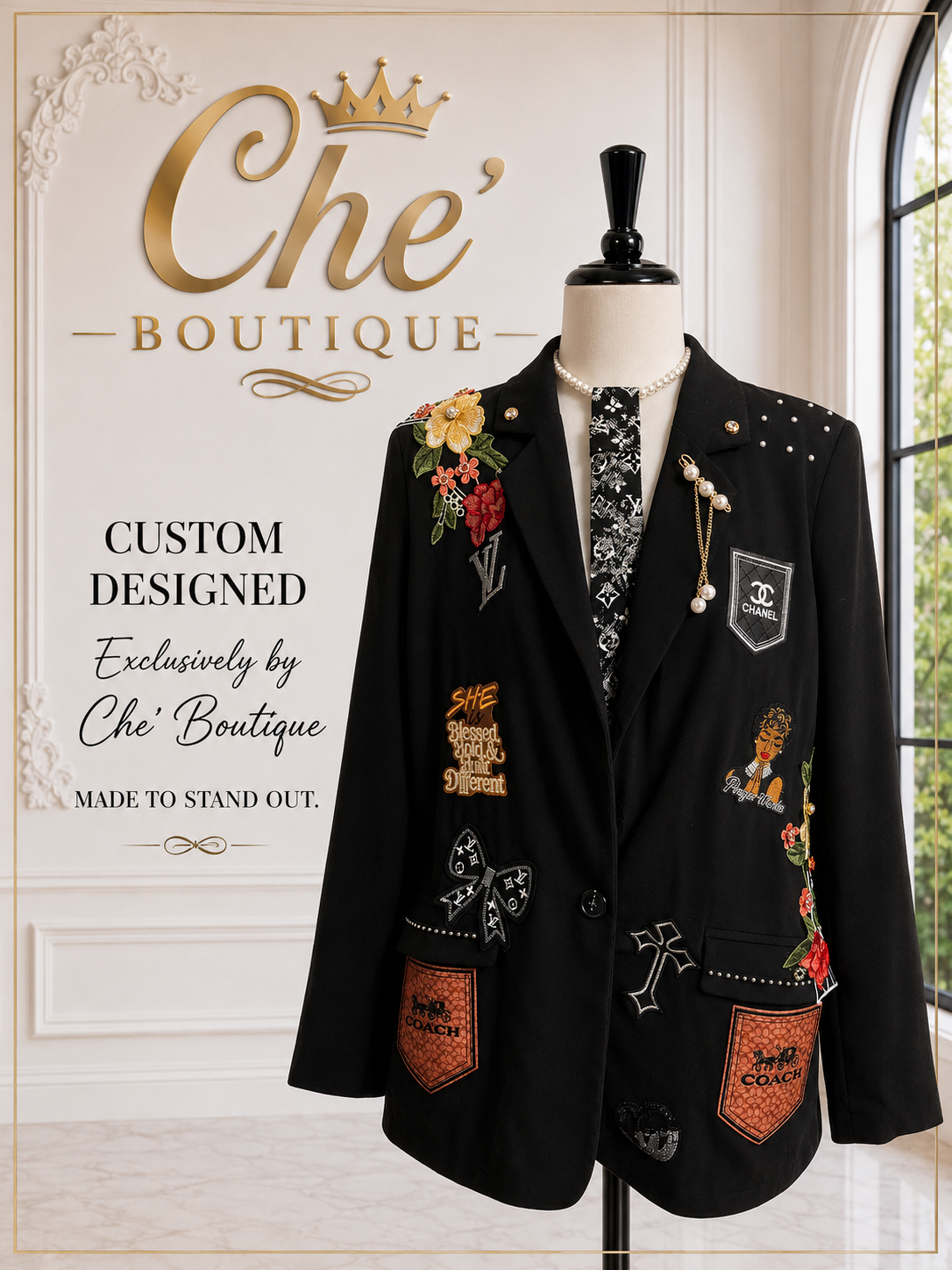 Pretty Patch Blazer