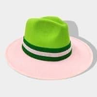 Pink & Green Fedora