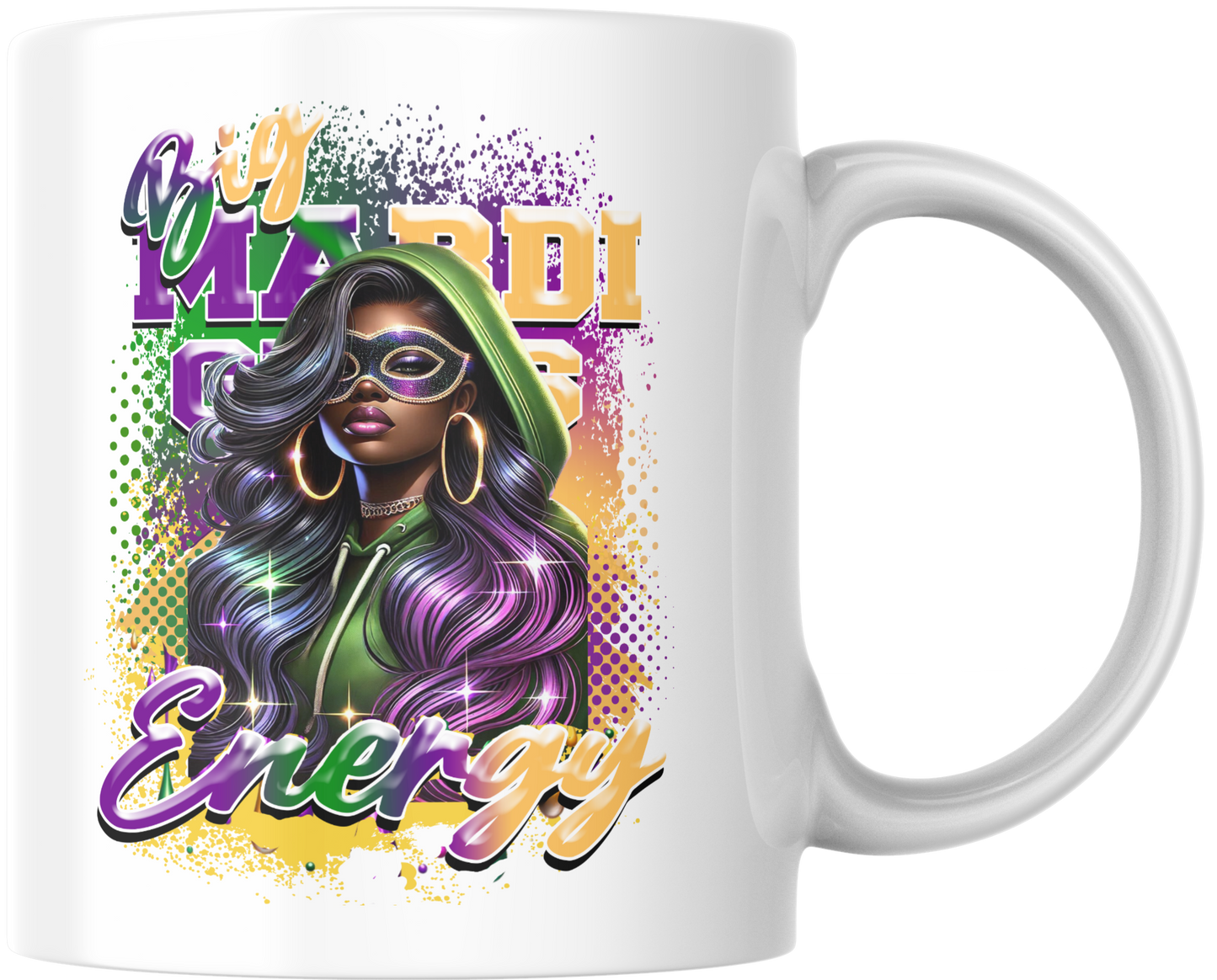 MARDI GRAS MUG 9oz.