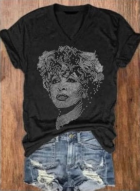 TINA TURNER RHINESTON TSHIRT