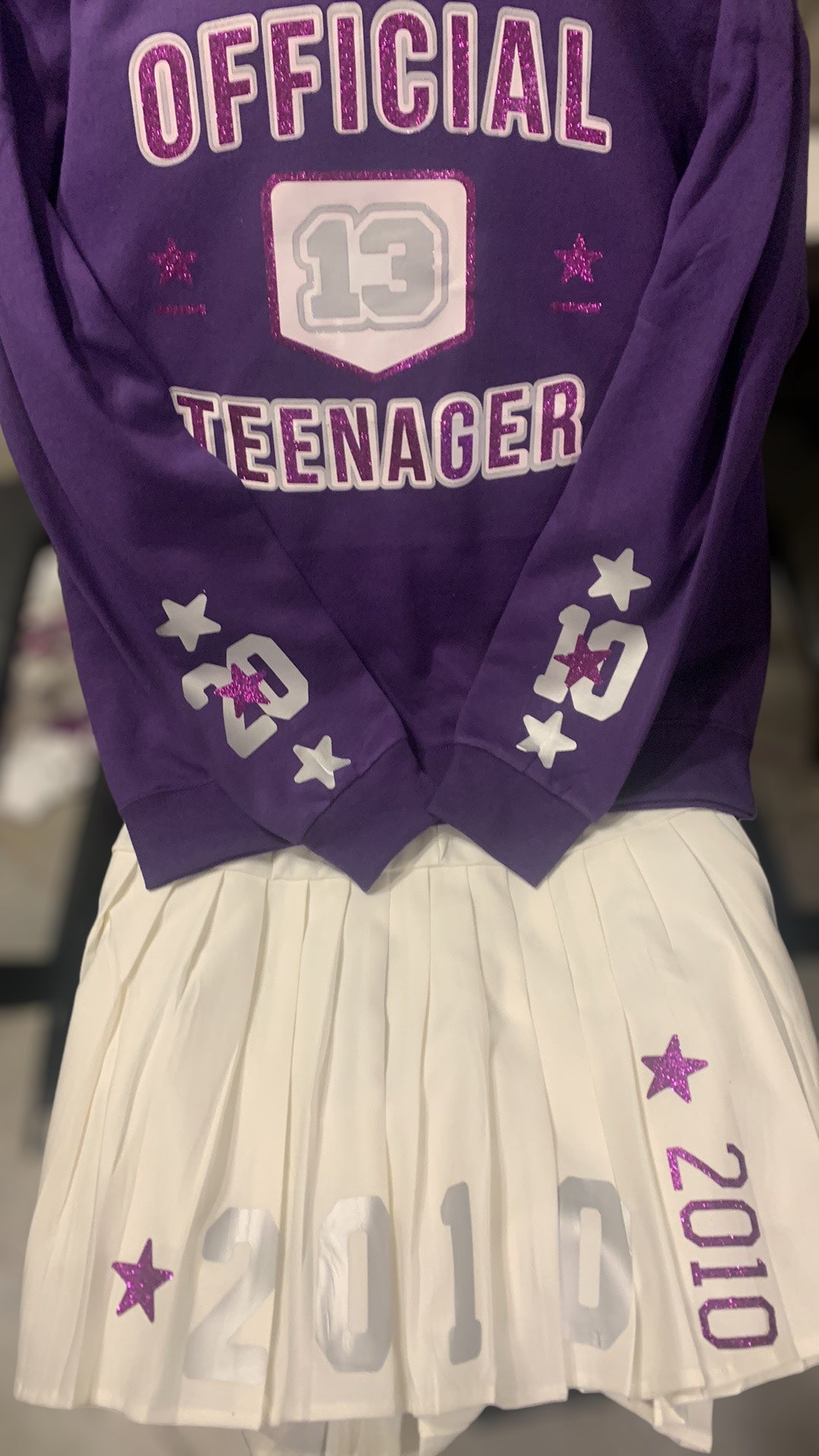 CUSTOM OFFICIAL TEENAGER SKIRT SET