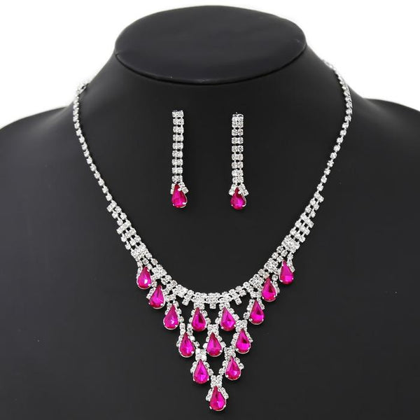 PINK BLING NECKLACE