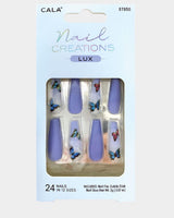 PRESS ON NAILS-BUTTERFLY LONG